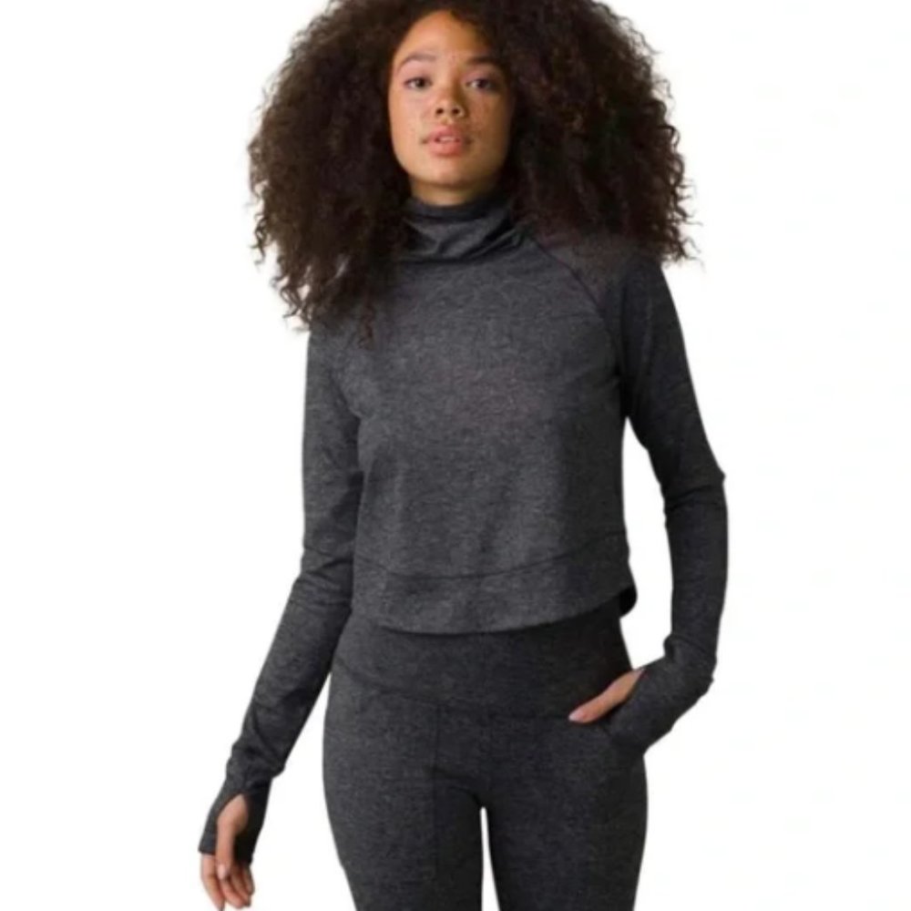 Prana Zawn Top Long Sleeve Funnel Neck Size XL NWT